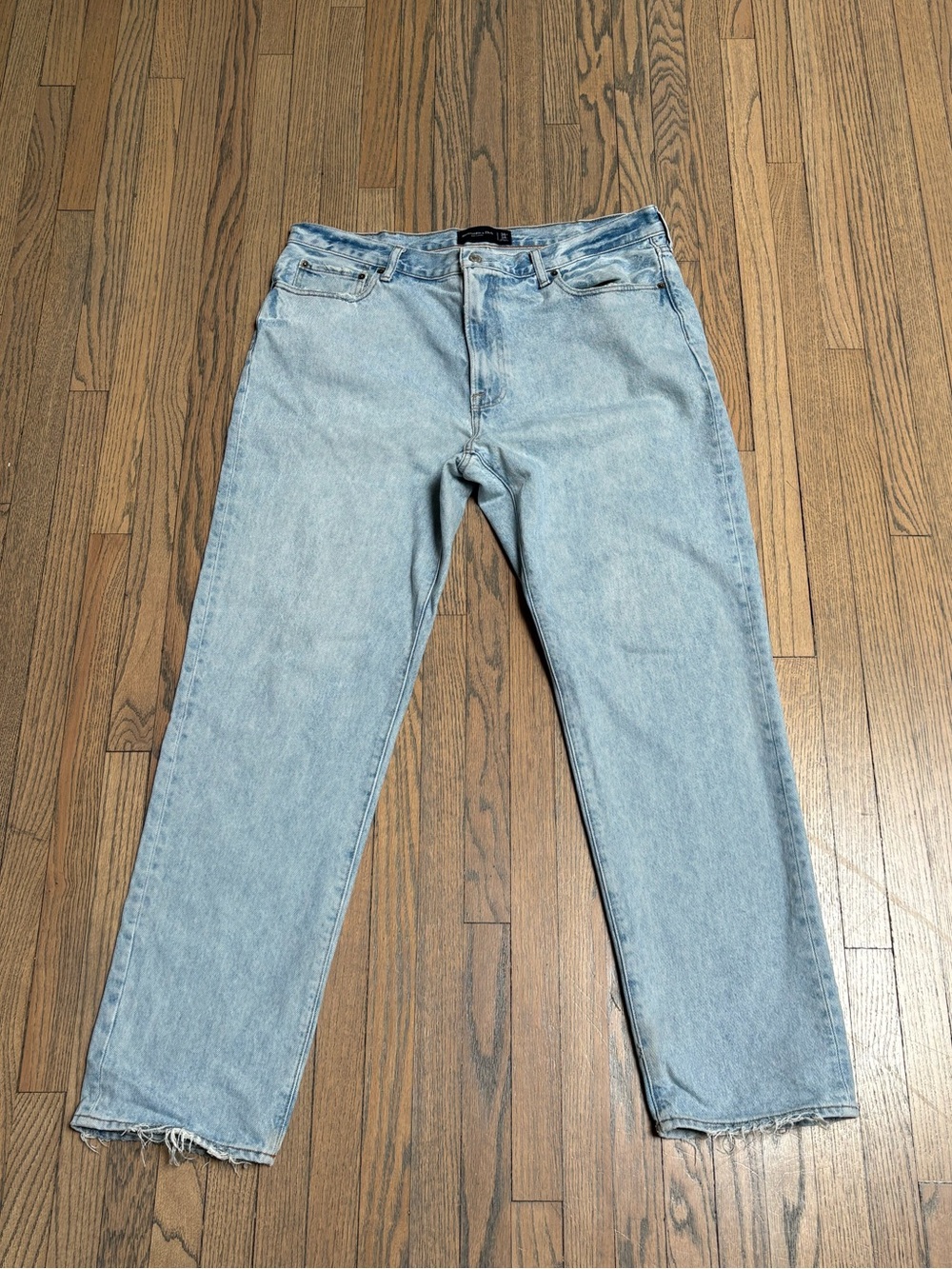 Abercrombie & Fitch Loose Jeans Mens 38x34 Light Wash 90s Loose Demin